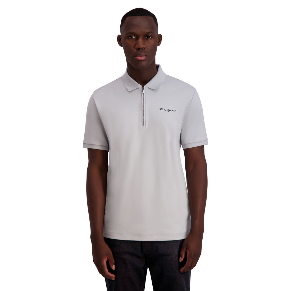 'Short Sleeve Polo With Karl Head' pour Hommes