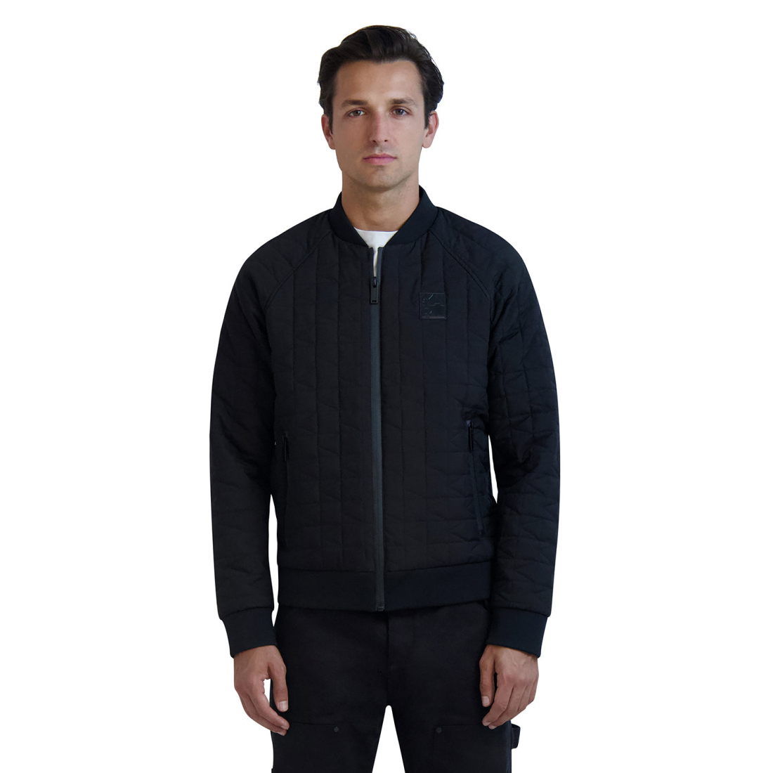 'Quilted Bomber Jacket' pour Hommes