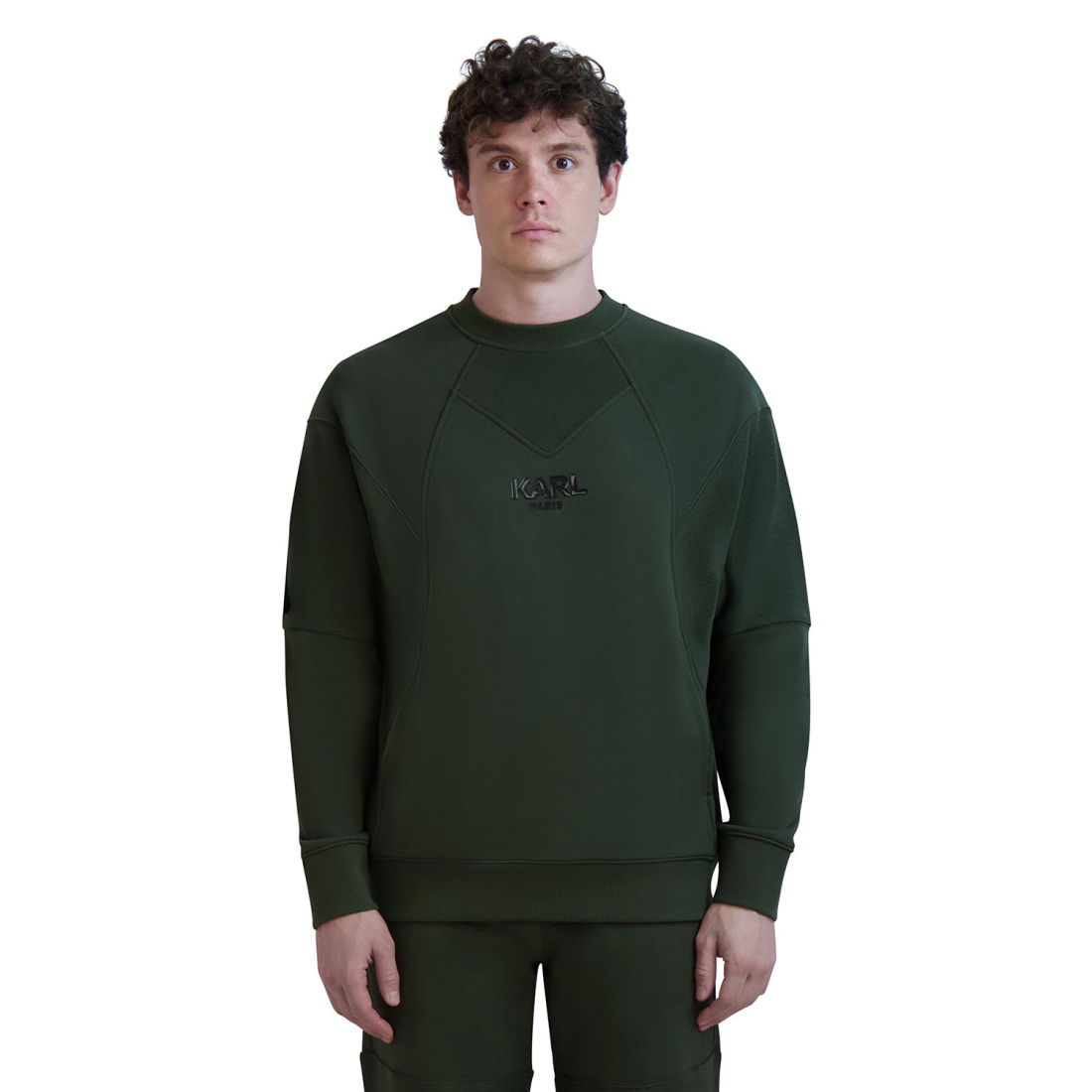 Men's 'Long Sleeve Textured Crew Neck Sweatshirt'