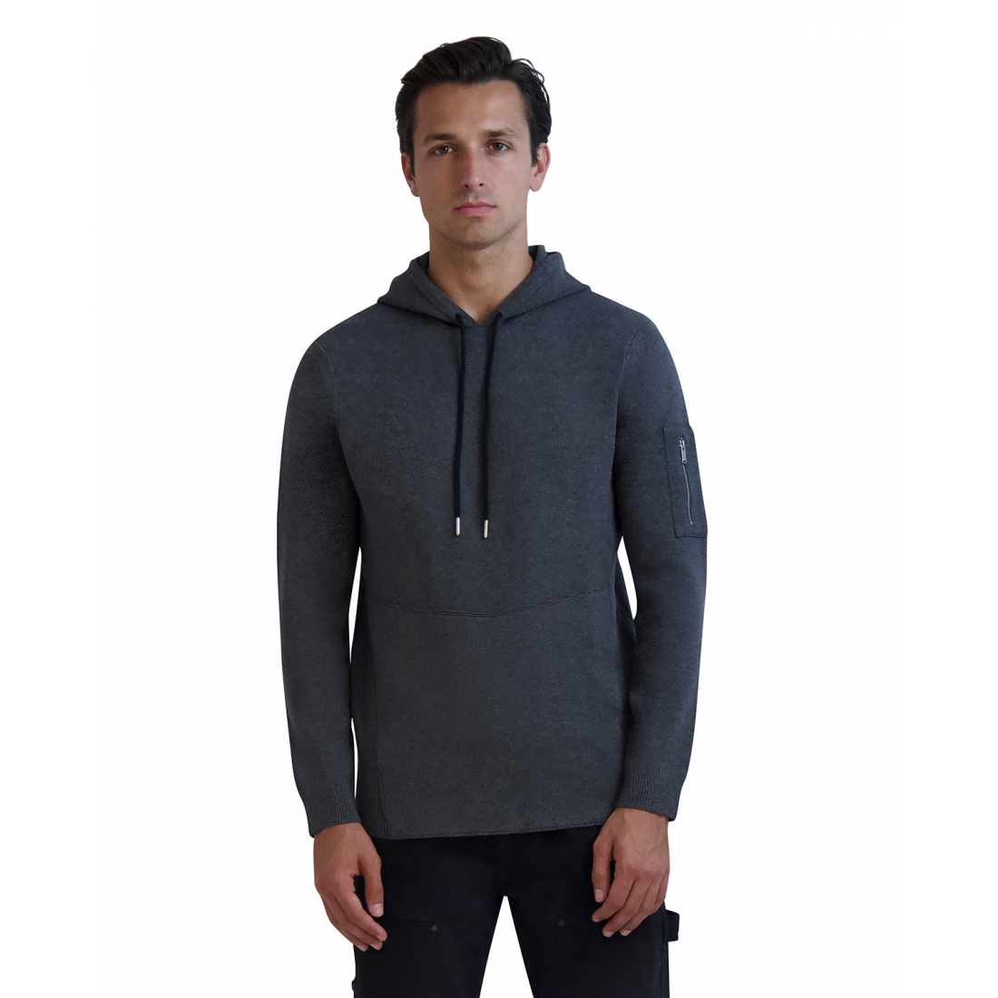 'Zipper Sleeve Sweater Hoodie' pour Hommes