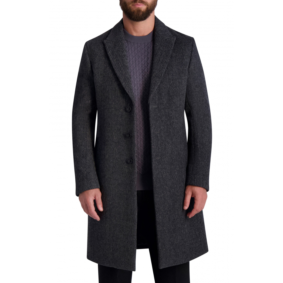 'Wool Blend Coat' pour Hommes