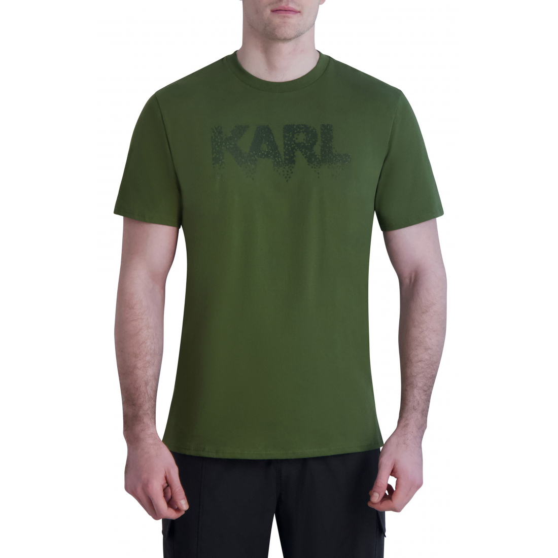 'Karl Alphabet Logo Cotton Graphic Tee' pour Hommes