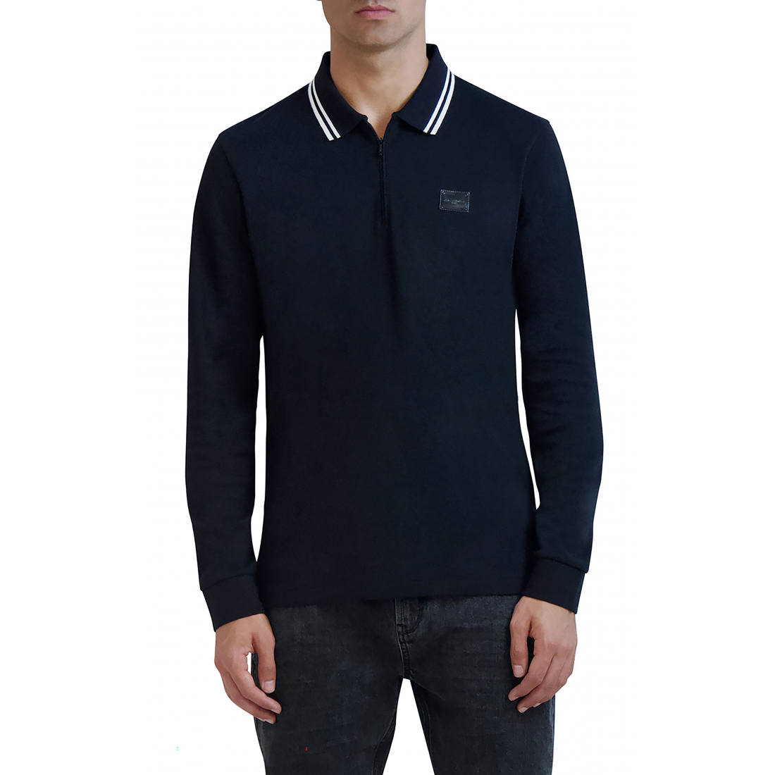 'Logo Long Sleeve Polo' für Herren