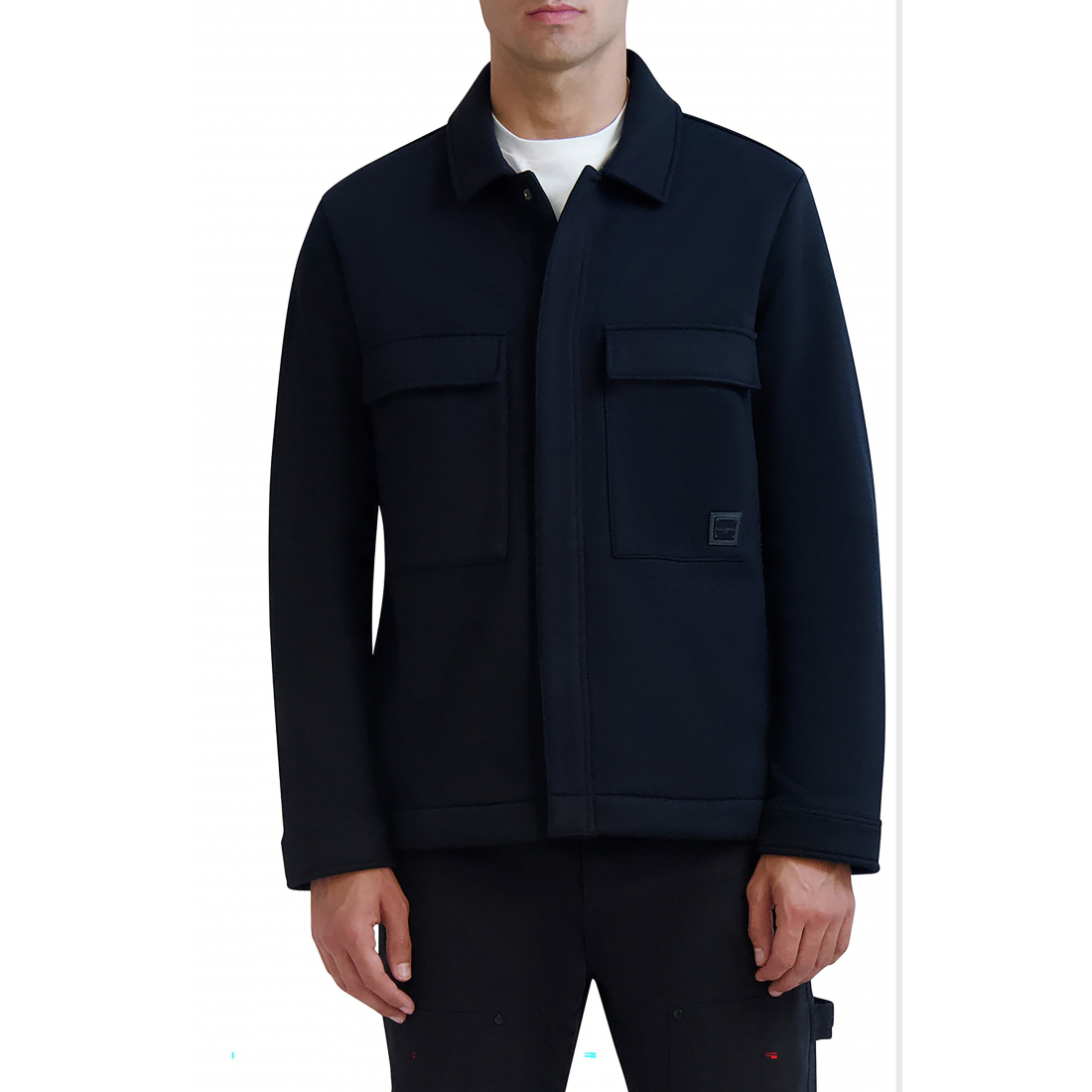 'Utility Pocket Fleece Shirt Jacket' für Herren