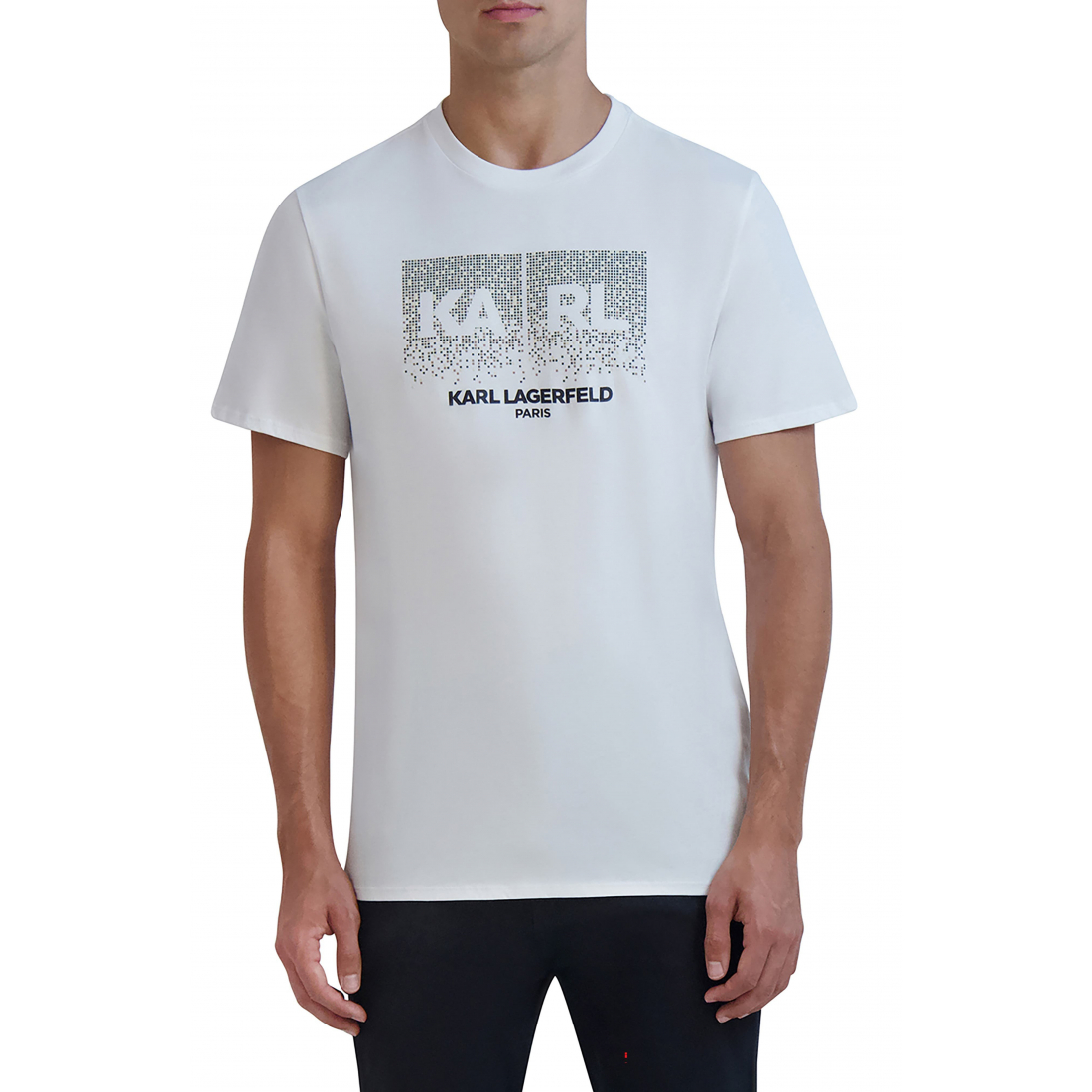 'Logo Cotton Graphic T-Shirt' pour Hommes