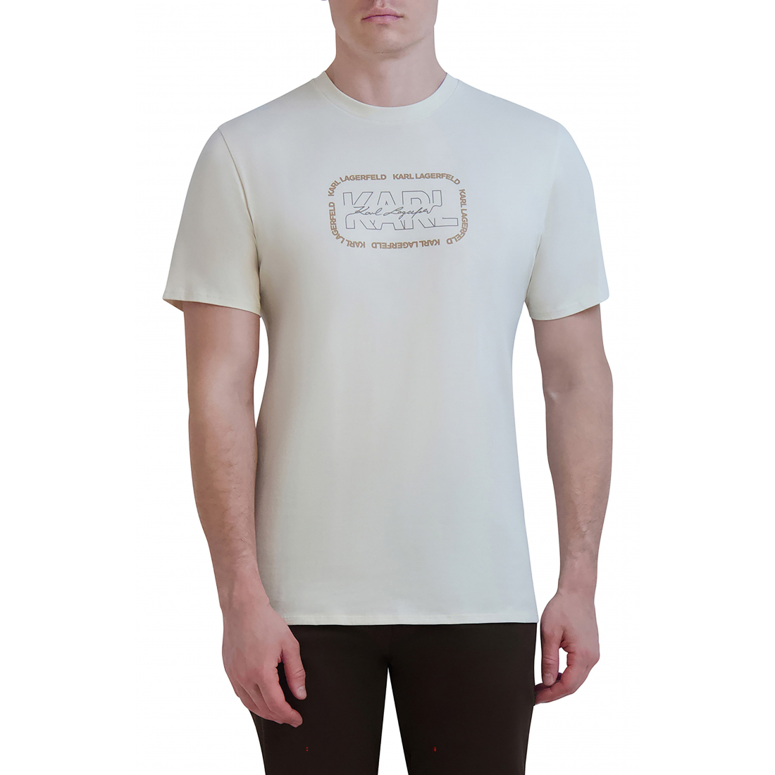 Men's 'Outline Square Logo Graphic Print T-Shirt'