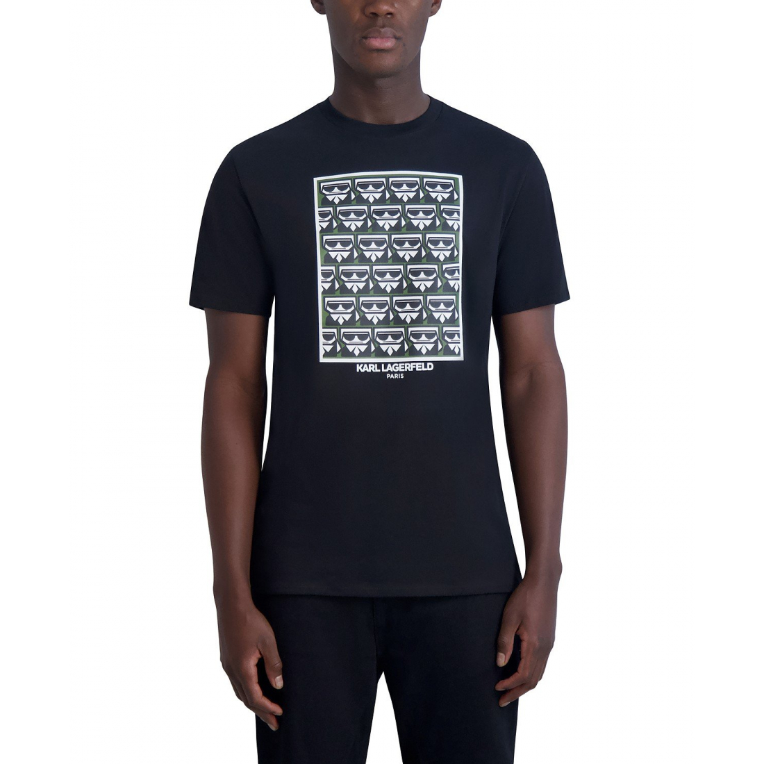 Men's 'Multiplied Kocktail Karl Square Logo Graphic T-Shirt'