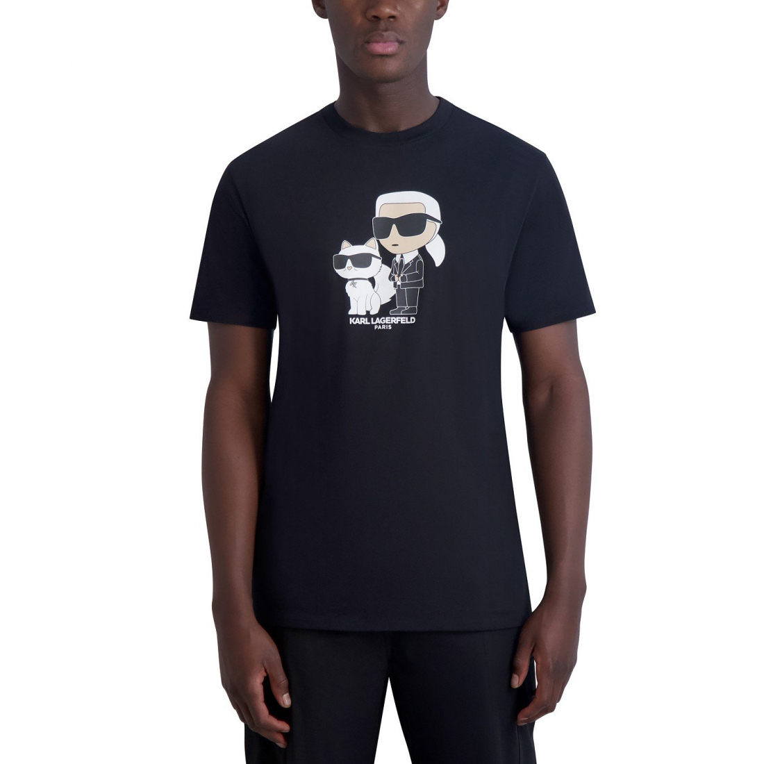 'Slim-Fit Karl & Choupette Graphic T-Shirt' pour Hommes