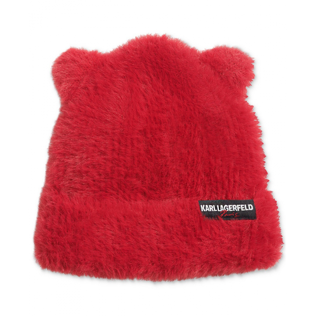 'Fuzzy Eyelash Cat Ears Beanie' pour Femmes