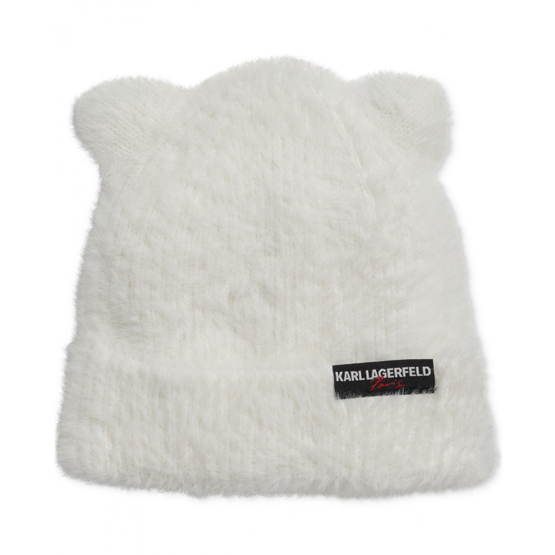 'Fuzzy Eyelash Cat Ears Beanie' pour Femmes