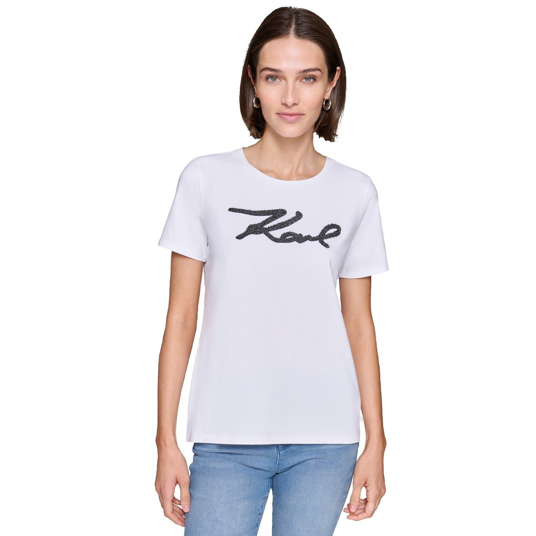 'Script Logo Graphic T-Shirt' pour Femmes