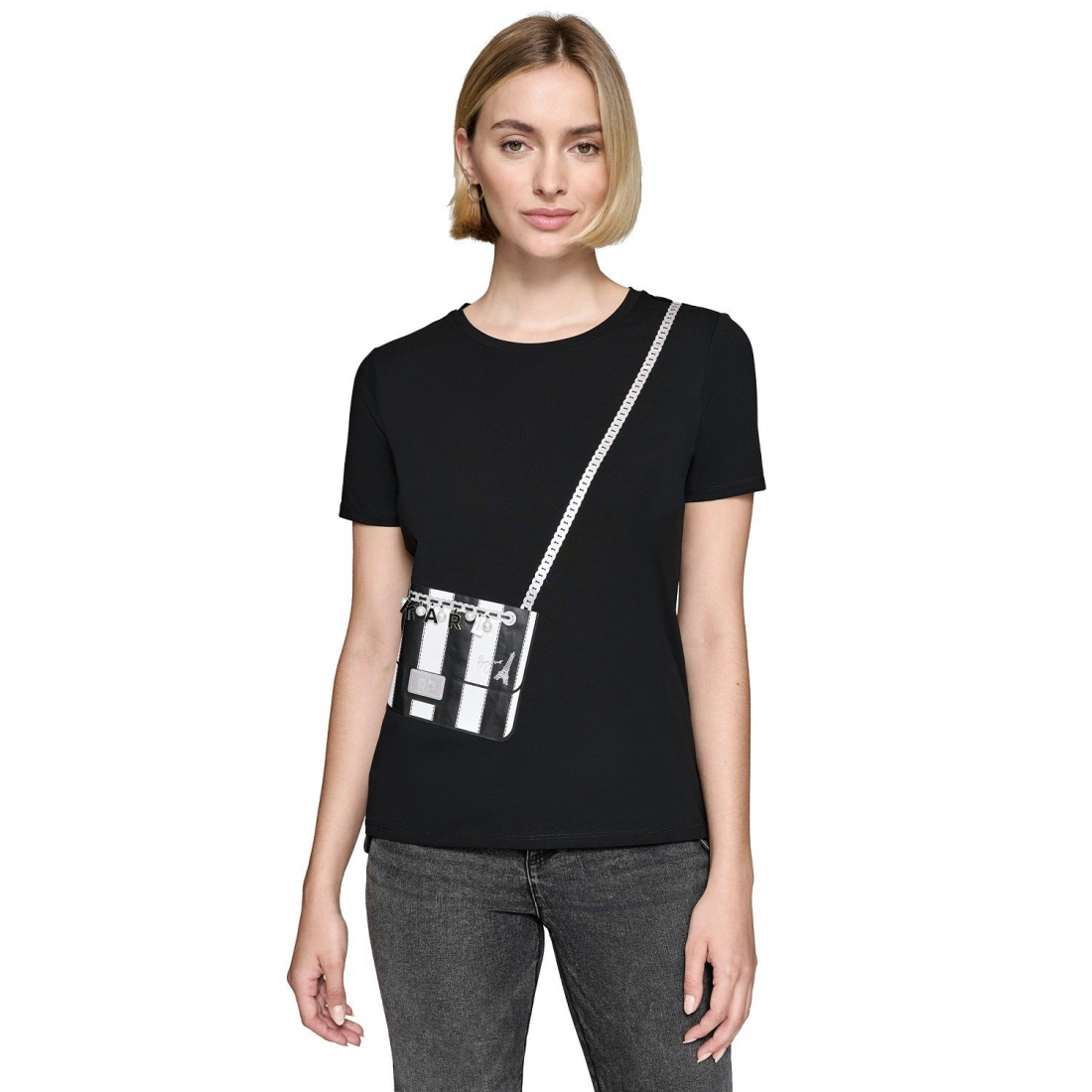 'Cross-Body T-Shirt' für Damen