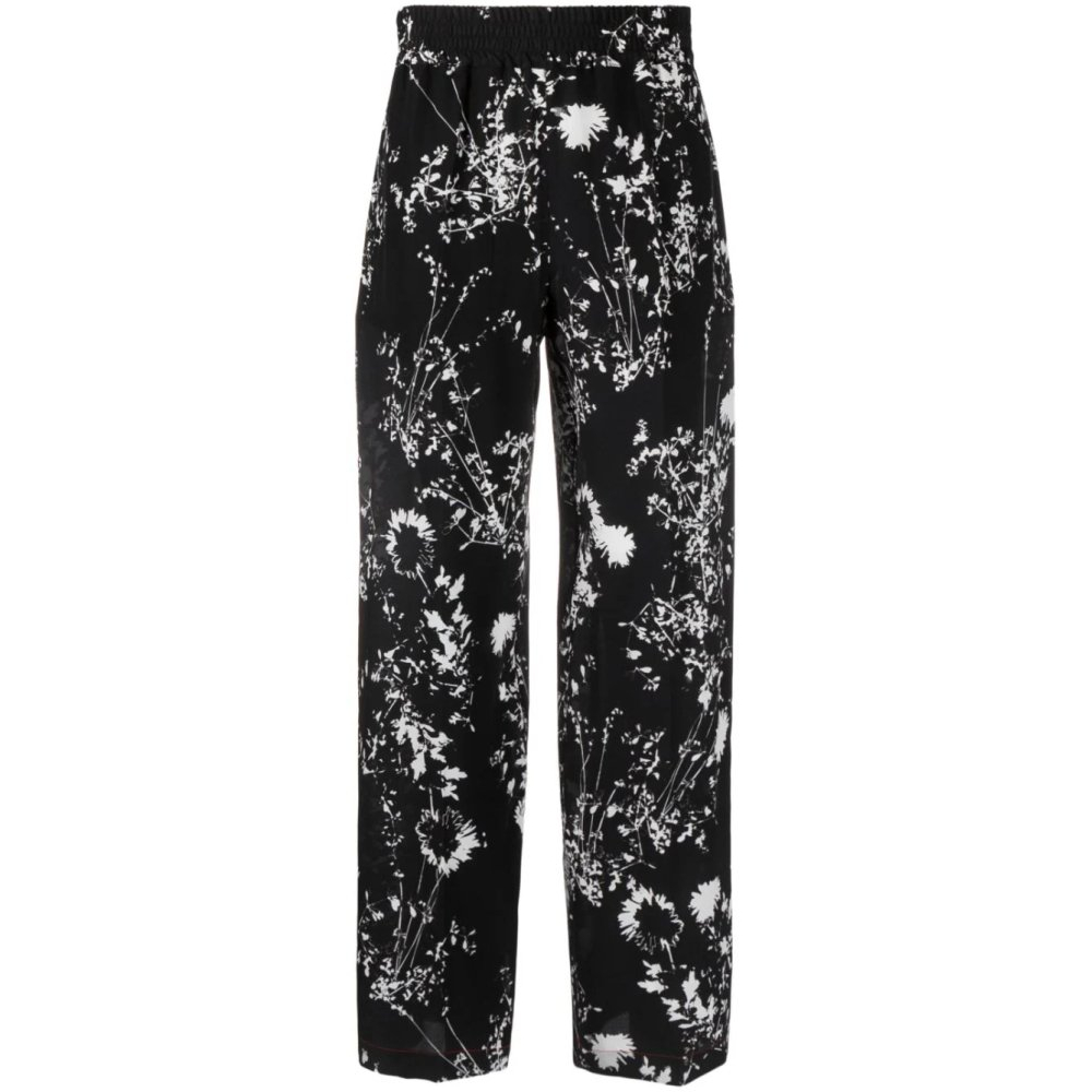 'Floral-Print' Hose für Damen