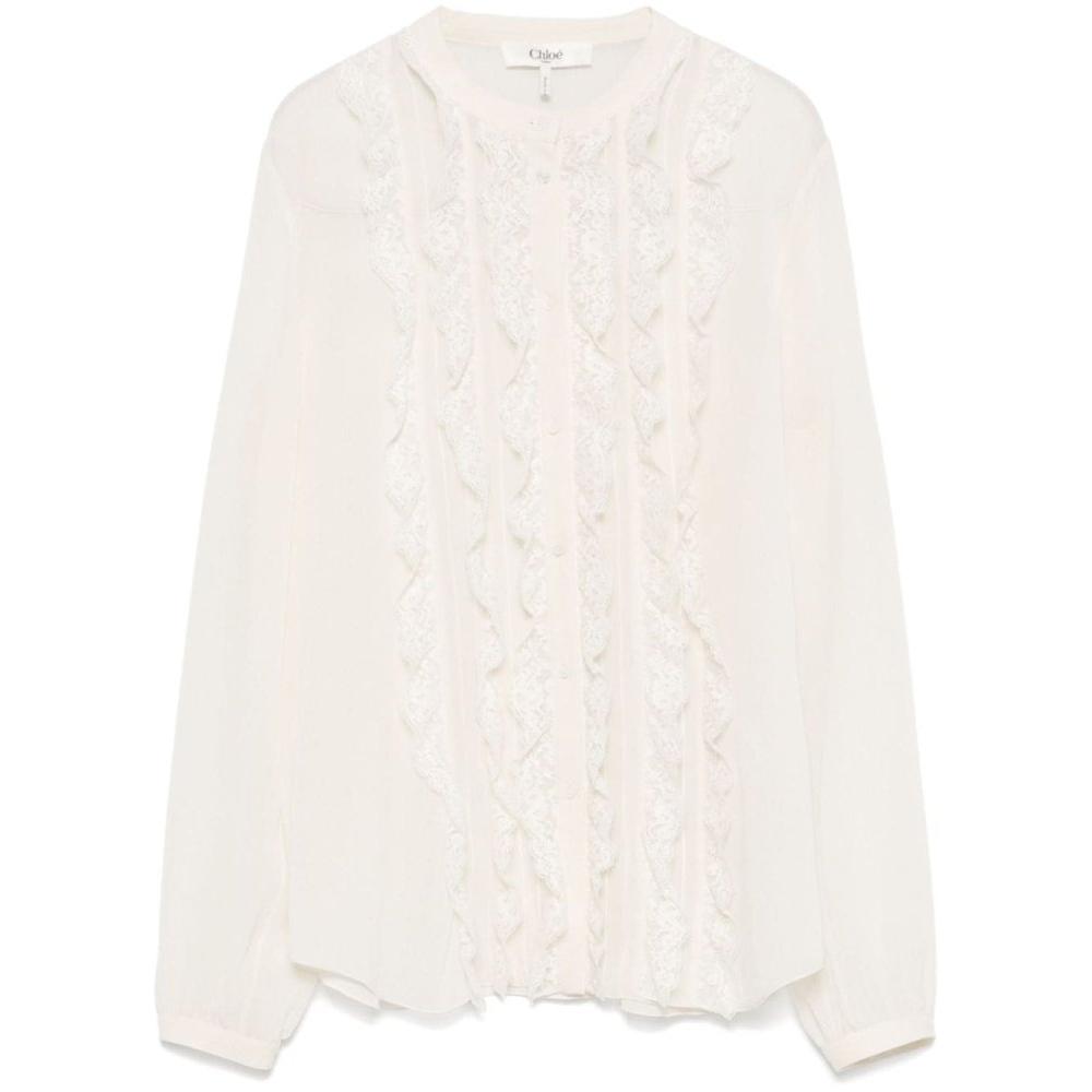 Women's 'Ruffled' Long Sleeve Blouse