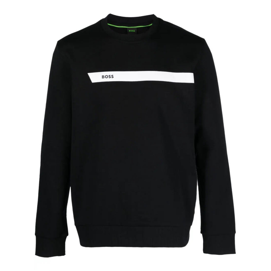 Sweatshirt 'Logo-Print Stripe-Detail' pour Hommes