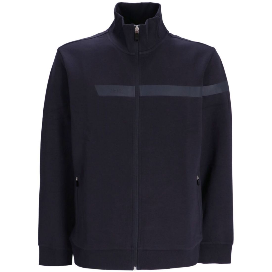 'High-Neck Stripe-Detail' Bomberjacke für Herren