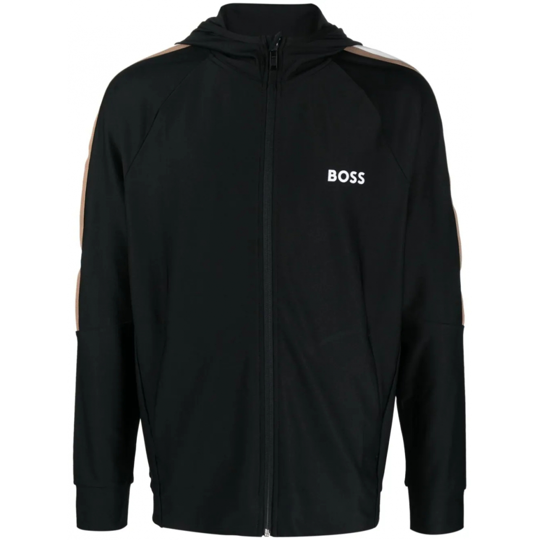 'Logo-Print Hooded' Jacke für Herren