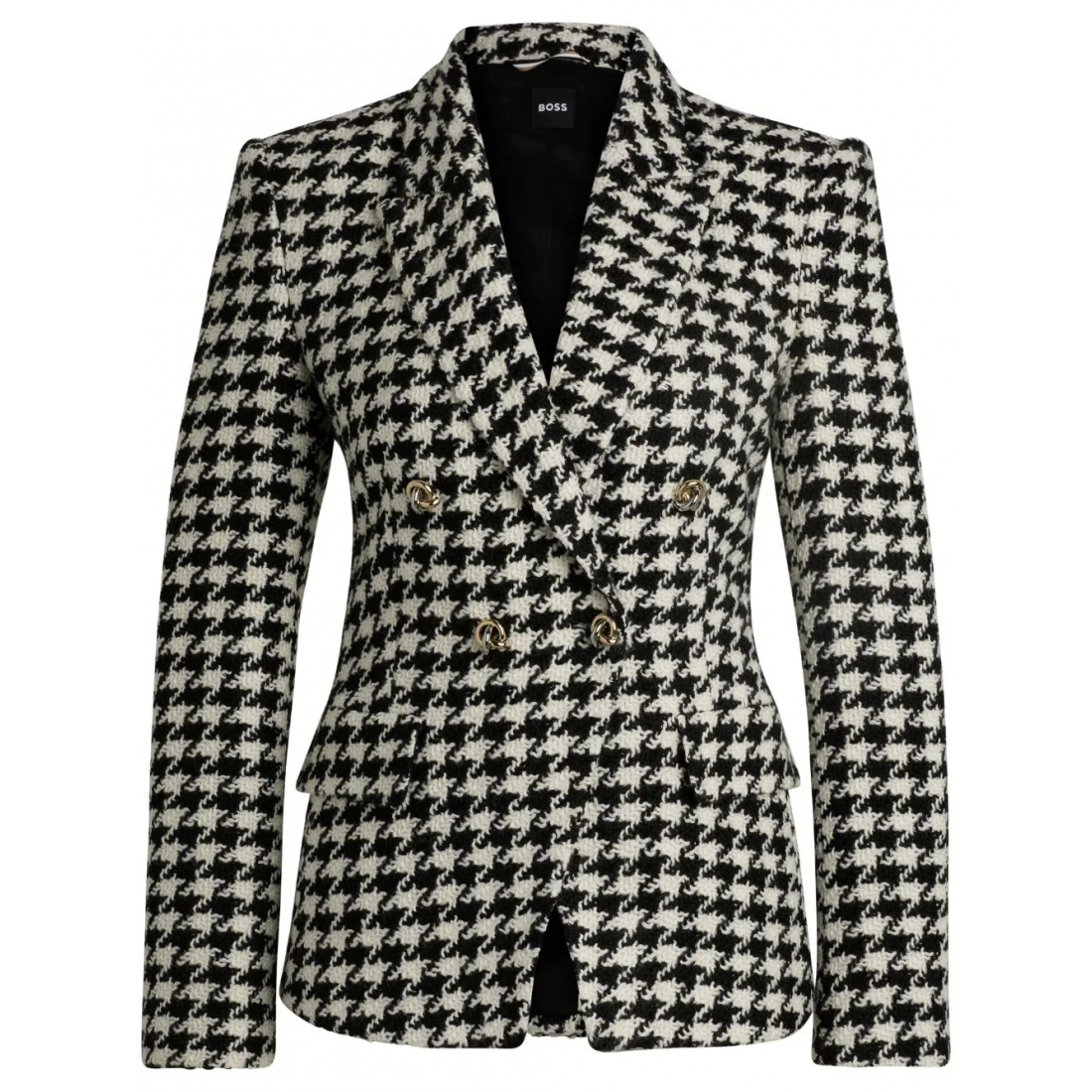 Blazer 'Houndstooth-Pattern' pour Femmes