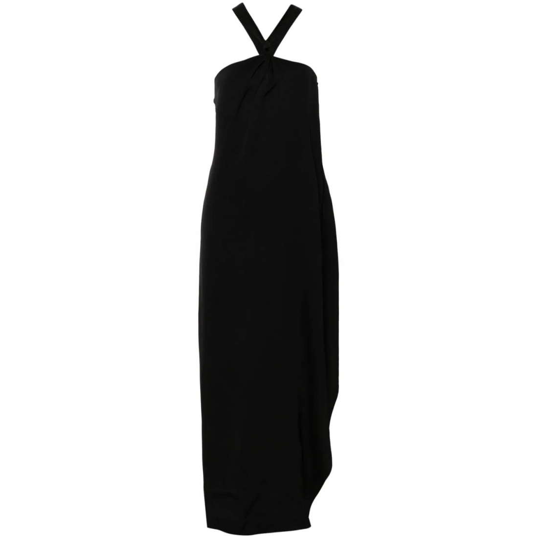 Robe maxi 'Knot-Detail Halterneck' pour Femmes