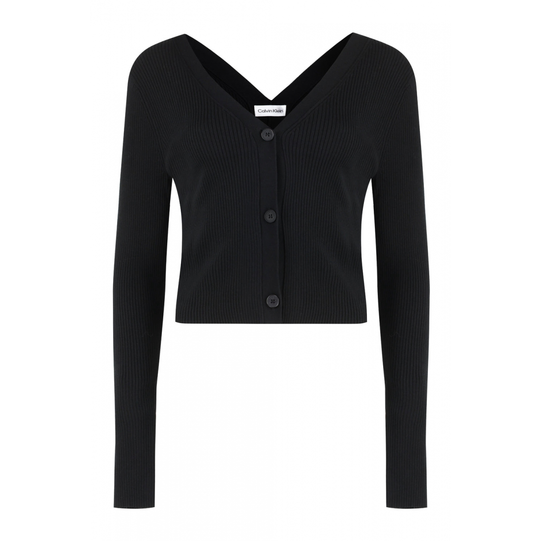 Cardigan 'Ribbed-Knit' pour Femmes