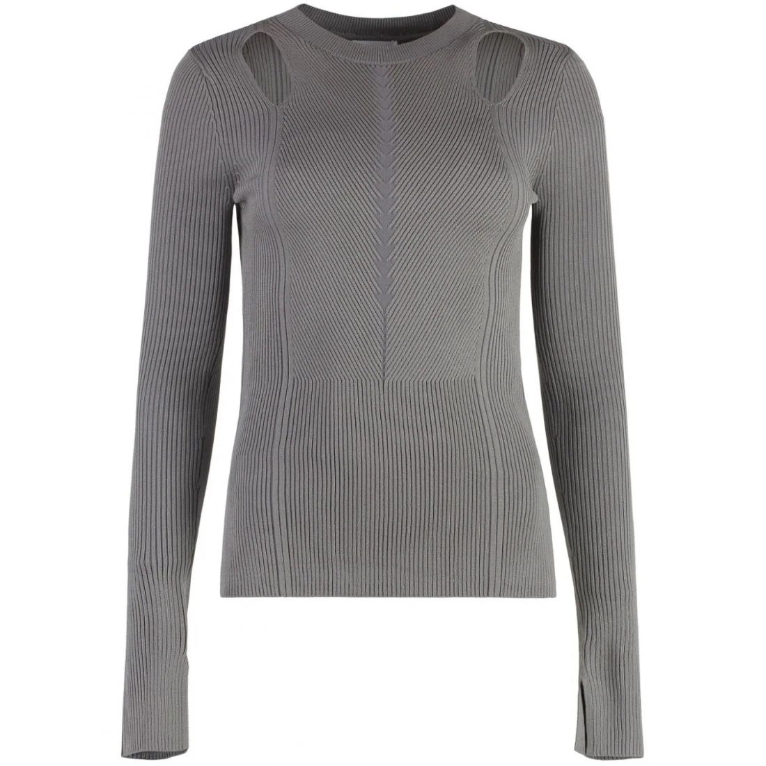 'Ribbed' Top für Damen