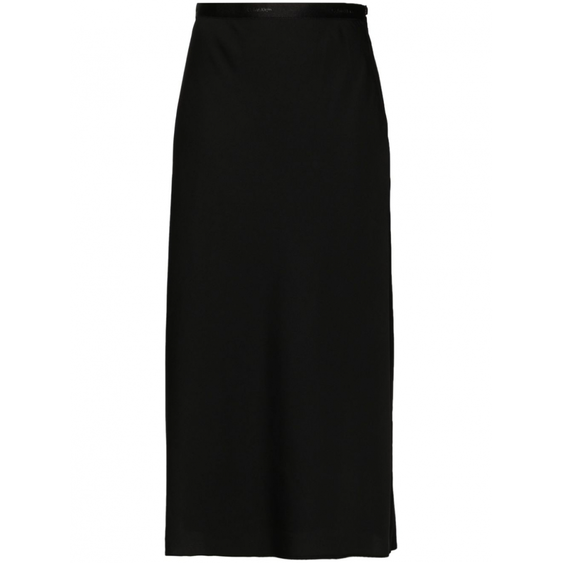 Women's 'Logo-Waistband' Midi Skirt