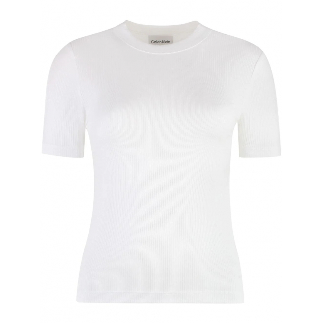 T-shirt 'Ribbed-Knit' pour Femmes