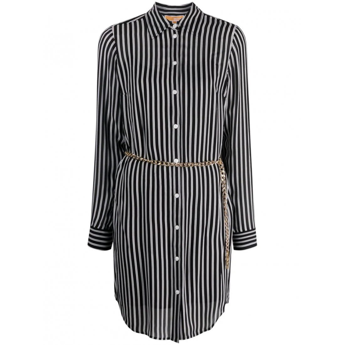 Women's 'Stripe-Print Belted-Waist' Shirtdress