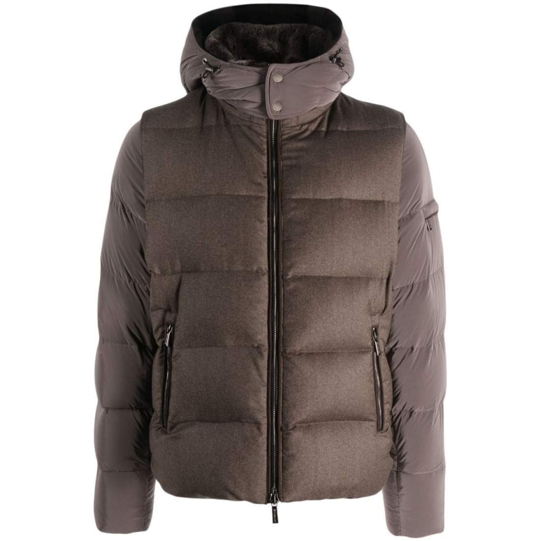 Men's 'Detachable-Hood' Puffer Jacket