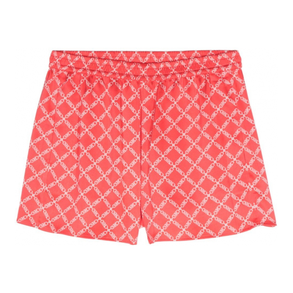 Short 'Empire Logo-Print' pour Femmes