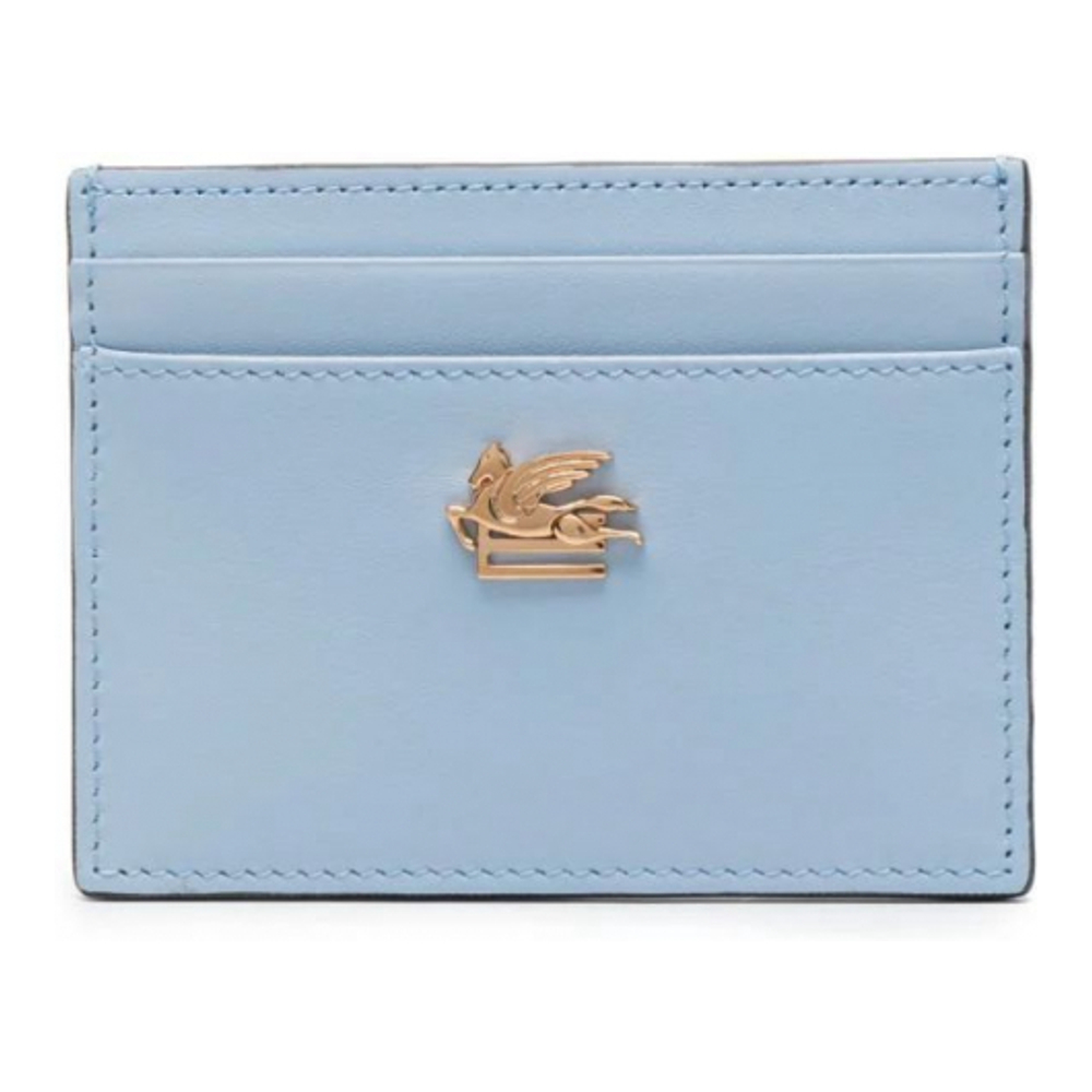 Women's 'Pegaso Logo-Plaque' Card Holder