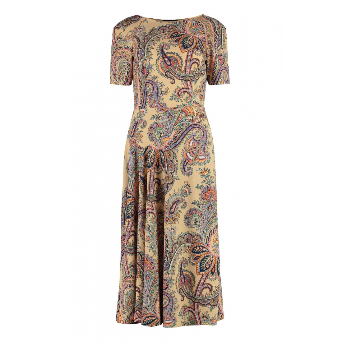 Women's 'Paisley Print' Short-Sleeved Dress