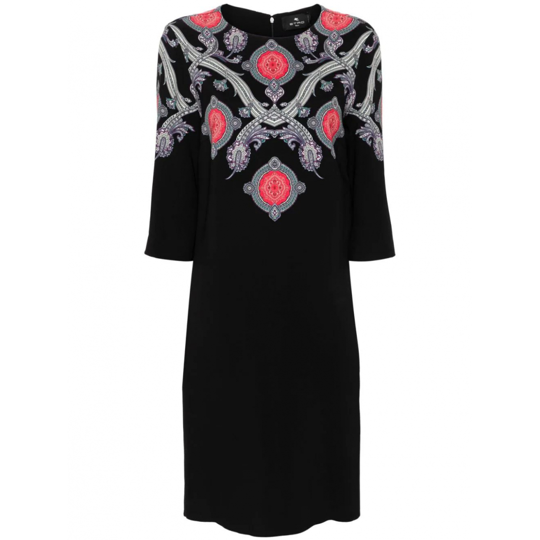 Robe Midi 'Paisley-Print Cady' pour Femmes