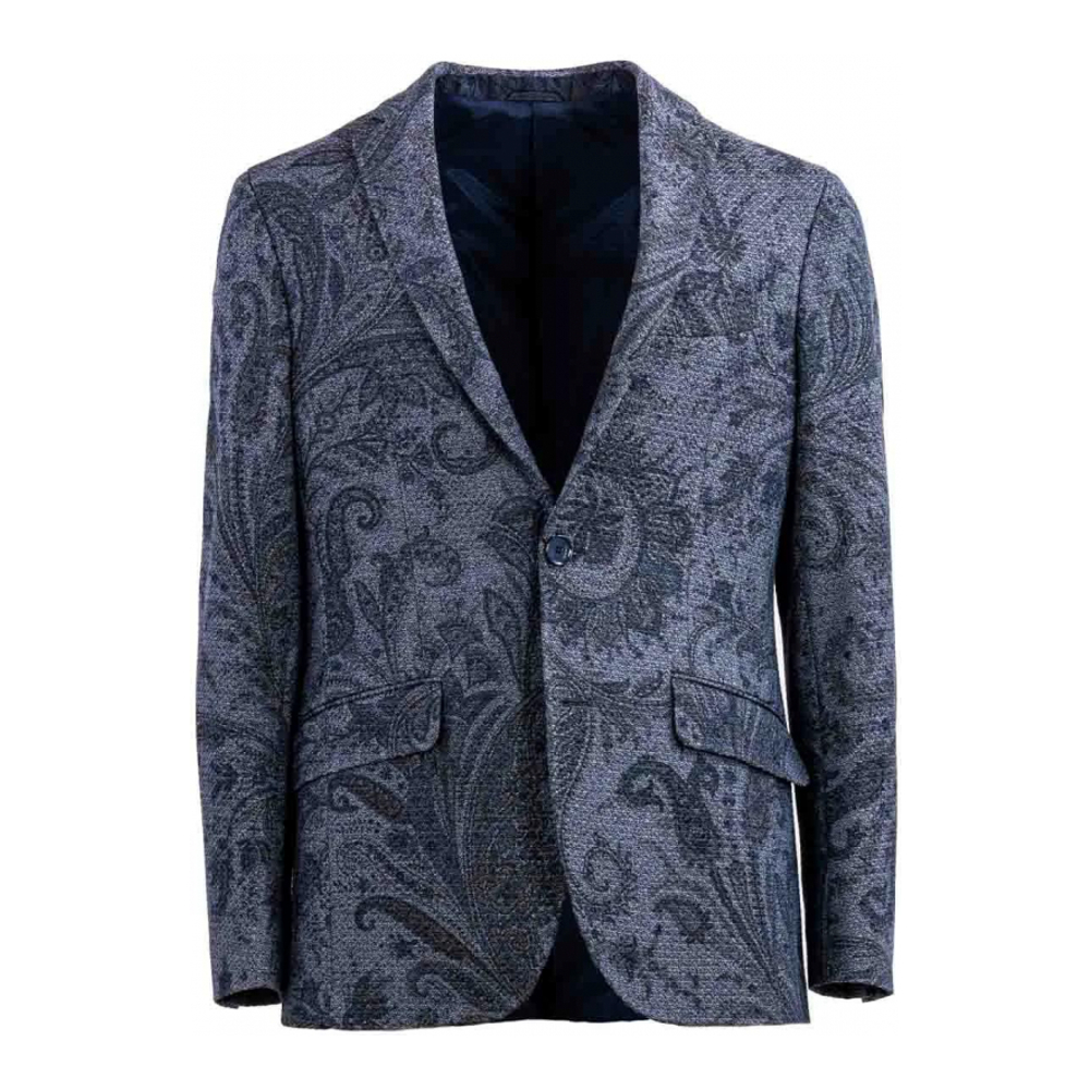 'Paisley-Jacquard' Klassischer Blazer für Herren