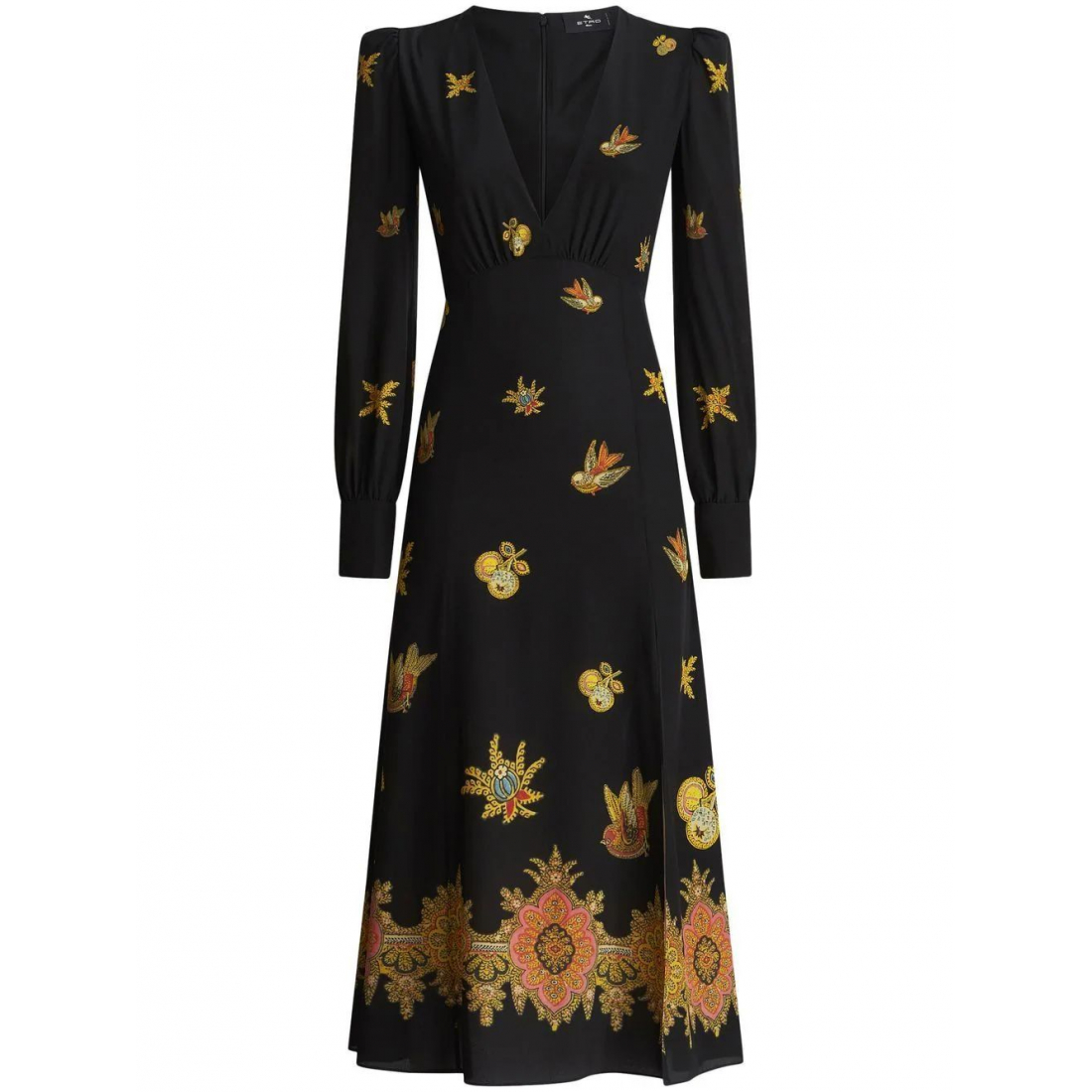 Women's 'Embroidered' Long-Sleeved Dress