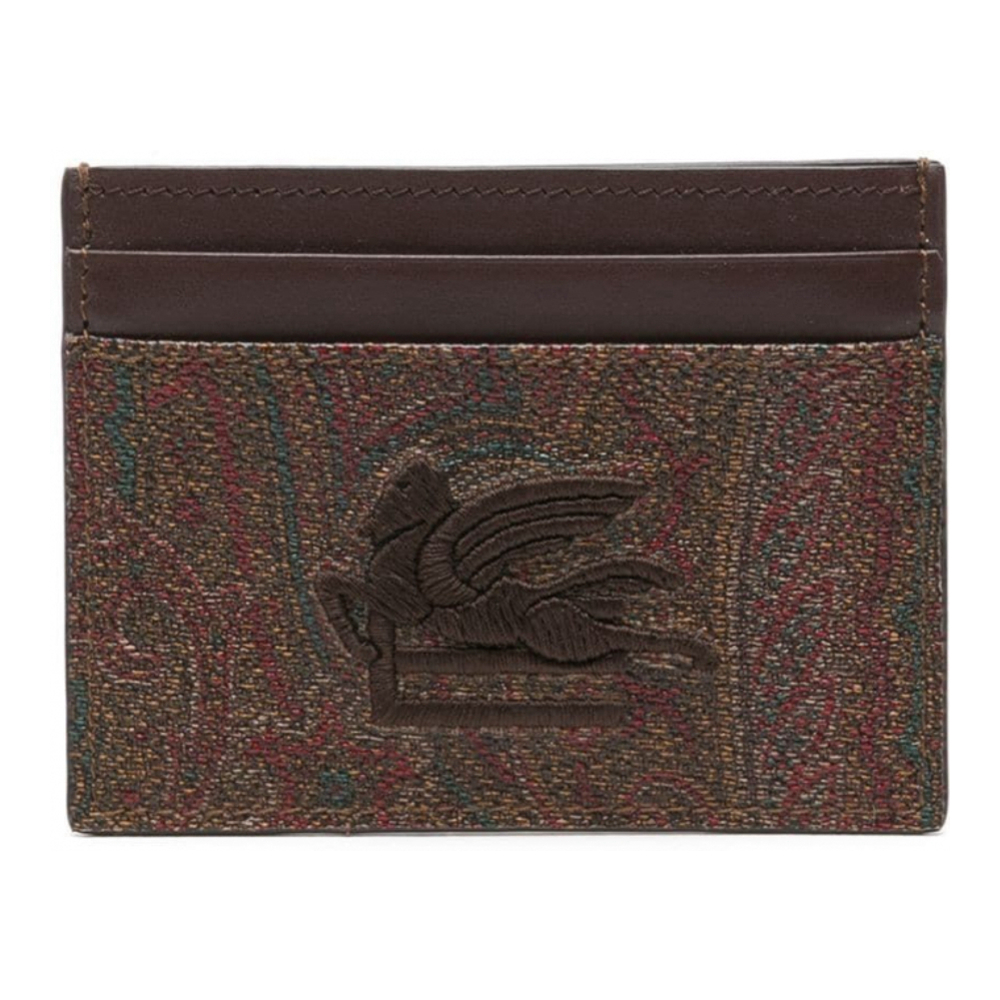 'Pegaso-Embroidered' Kartenhalter für Damen