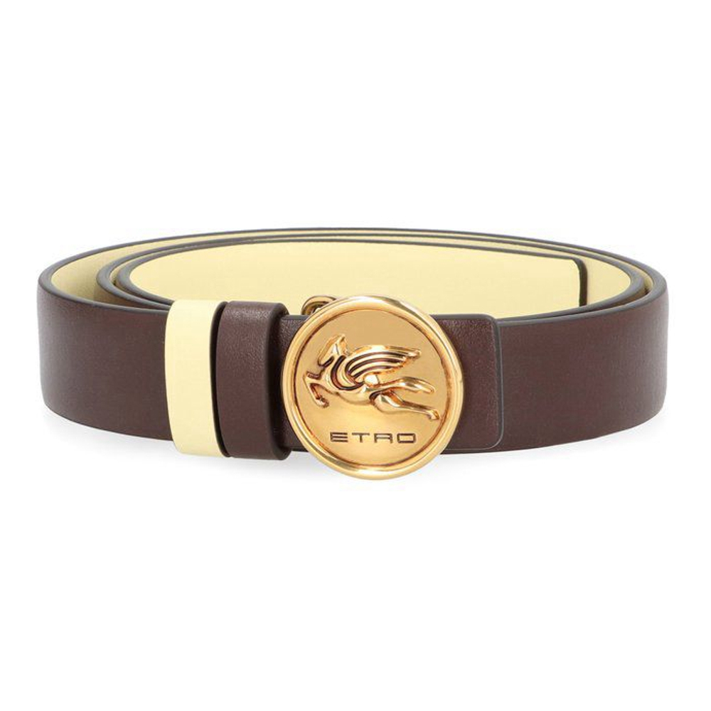 Women's 'Pegaso-Plaque' Belt