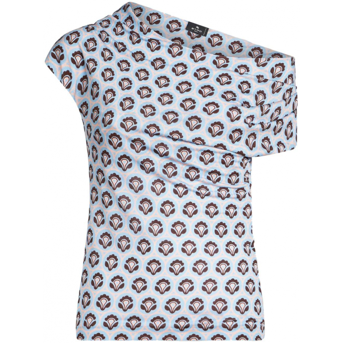 Women's 'Abstract-Print' One Shoulder Top