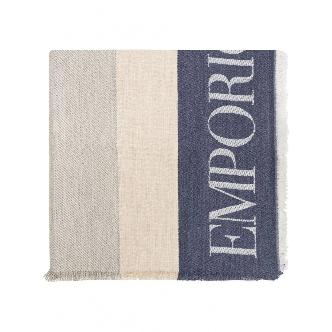 Women's 'Logo-Jacquard Striped' Scarf