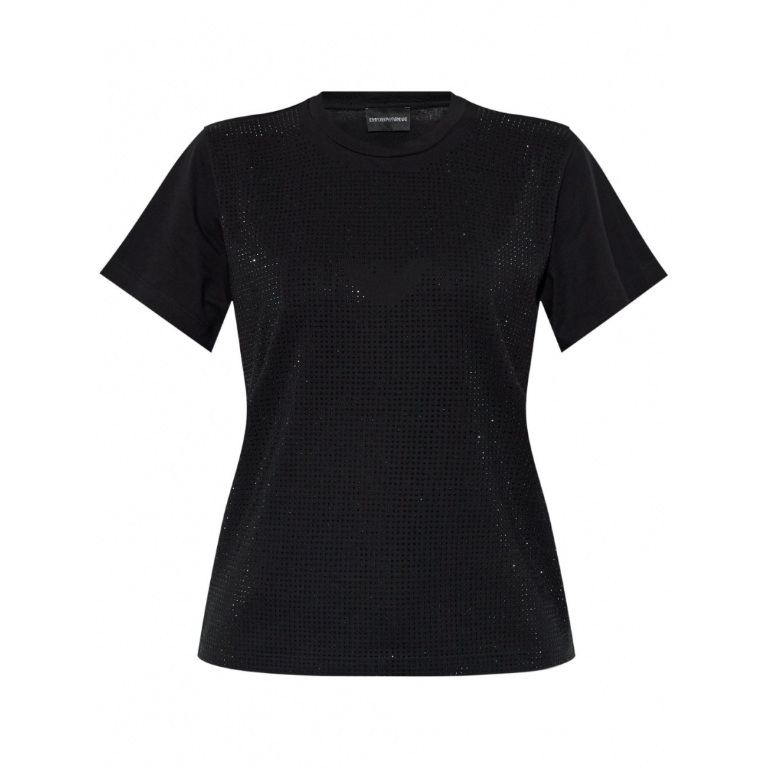 'Rhinestone-Embellished' T-Shirt für Damen