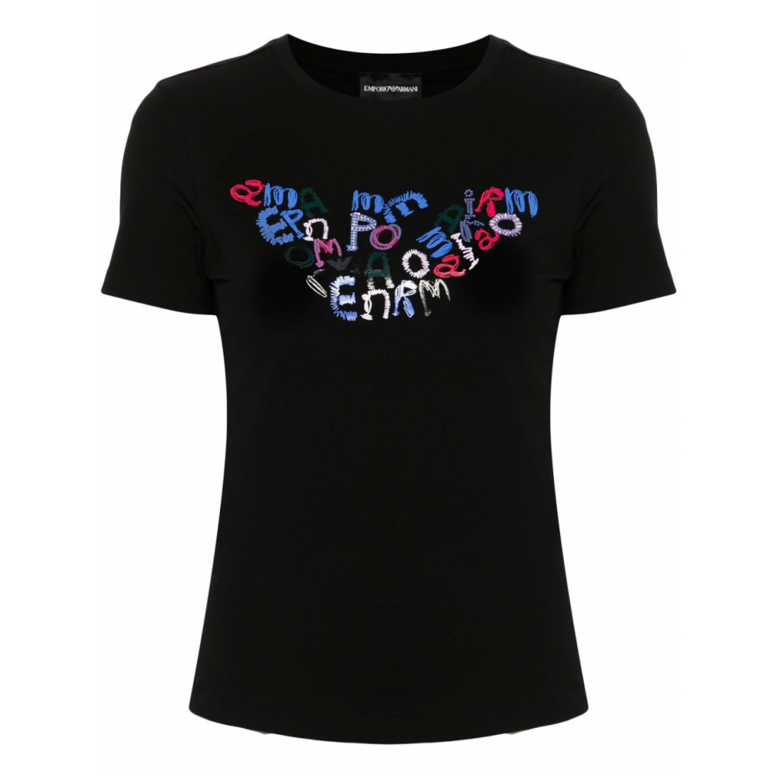 'Logo-Print' T-Shirt für Damen