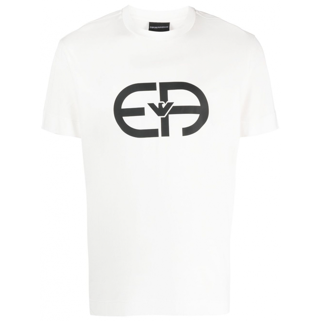 T-shirt 'Logo-Print Crew-Neck' pour Hommes