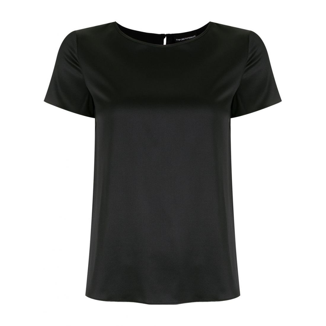 'Round-Neck Stretch' T-Shirt für Damen