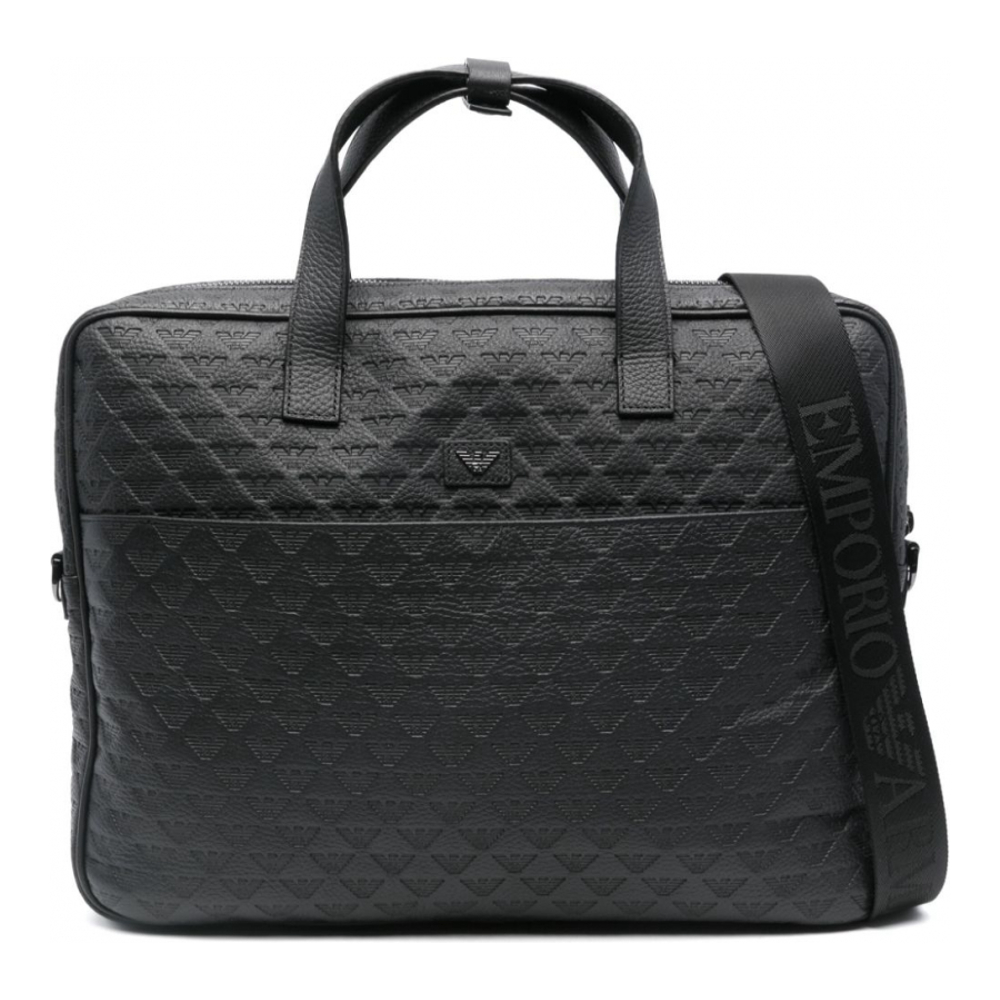 Men's 'Logo-Debossed' Laptop Bag