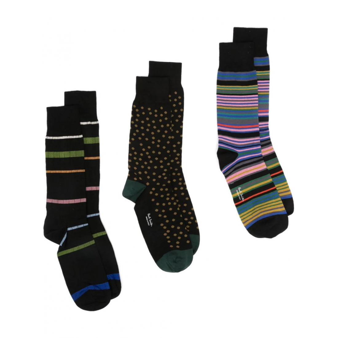 Men's 'Graphic-Print' Socks - 3 Pairs