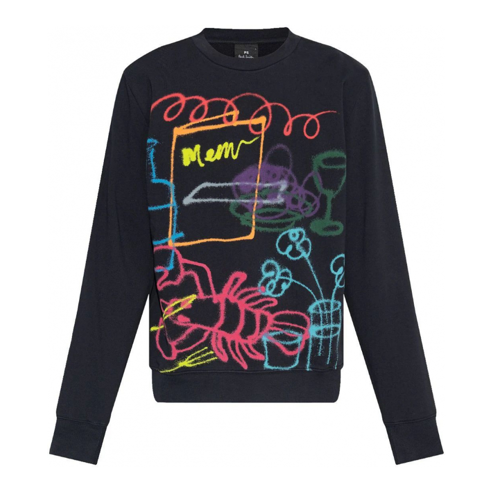 Sweatshirt 'Abstract-Print' pour Hommes