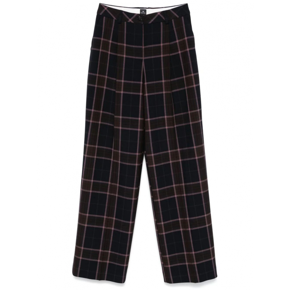 Women's 'Check-Pattern' Trousers