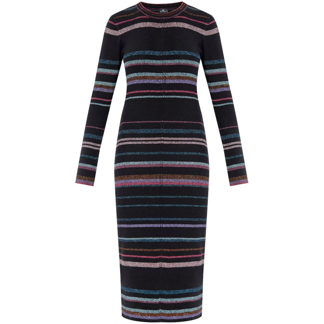 Robe Midi 'Striped' pour Femmes