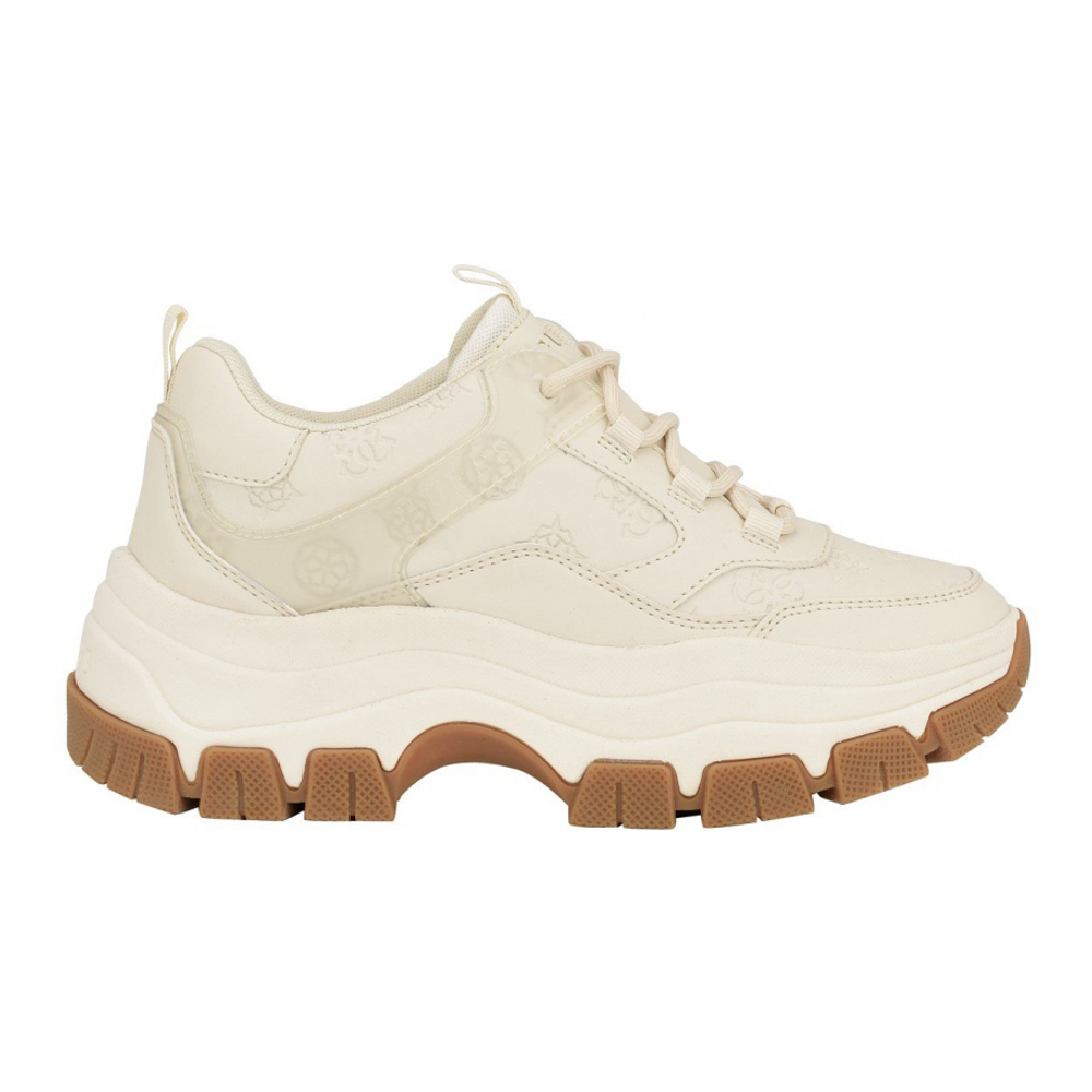 'Bisun Lugged Rubber Sole Lace Up' Sneaker mit Plateausohle für Damen