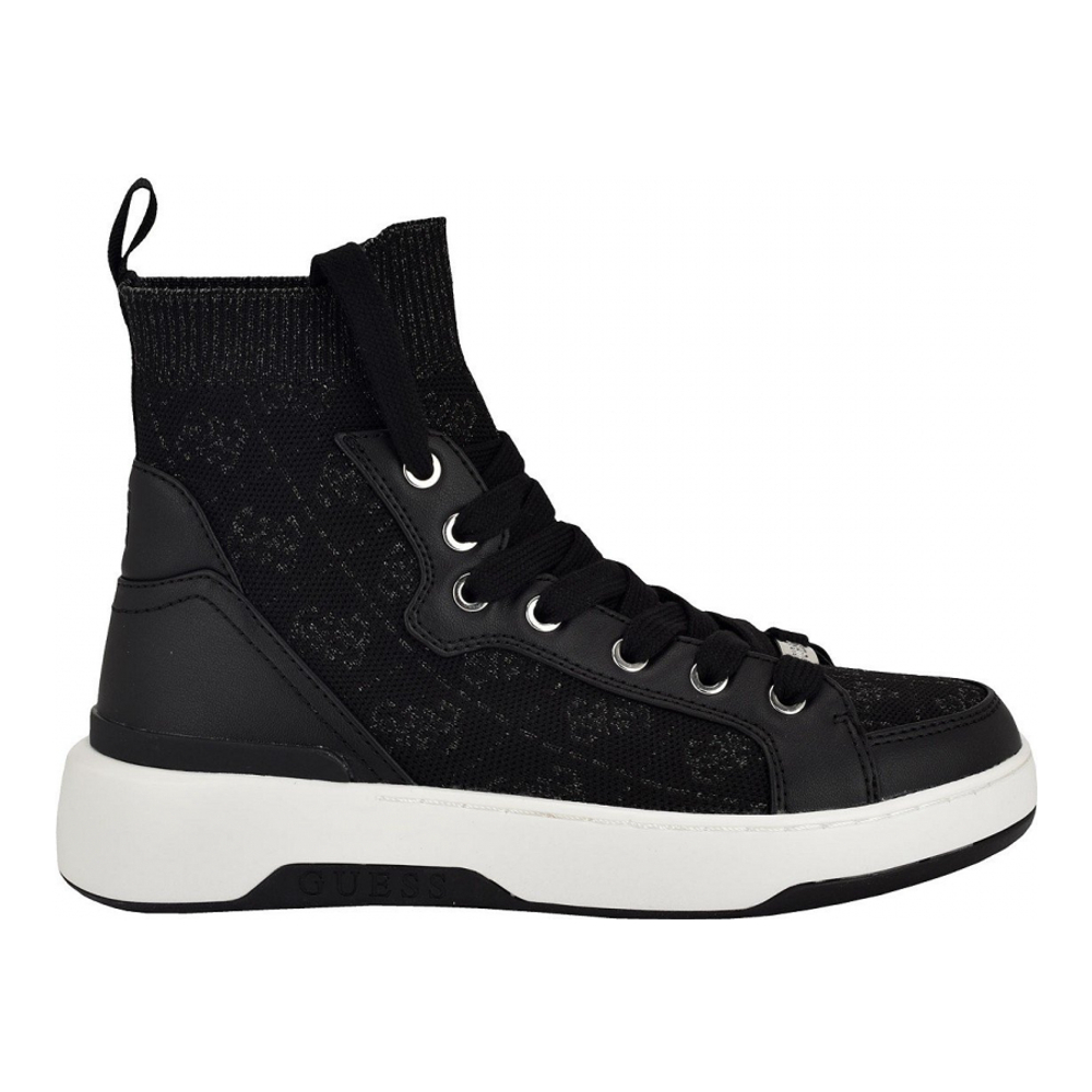 Women's 'Mannen Knit Lace Up Fashion' High-Top Sneakers